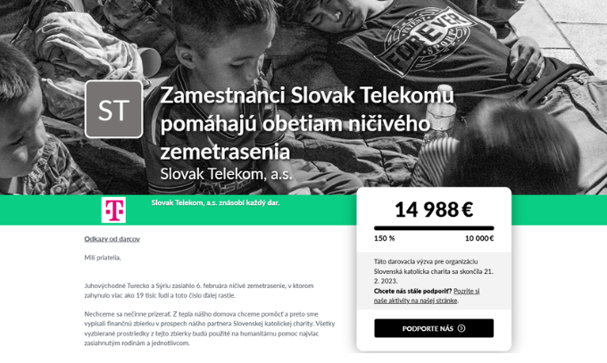 Telekom pre charitu