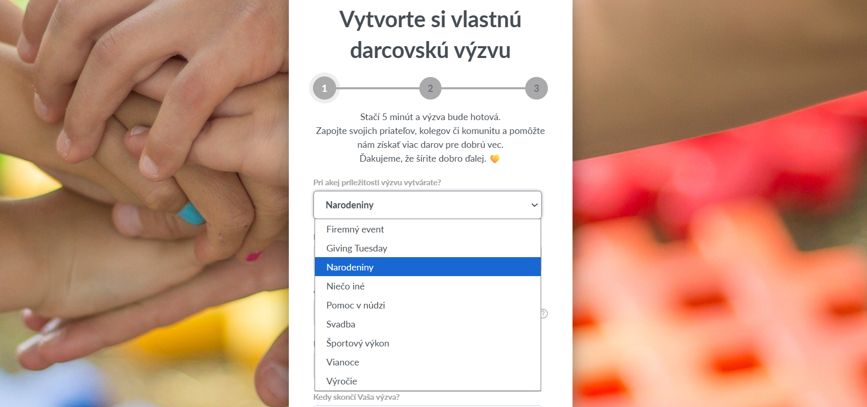 Darcovské výzvy šablóny